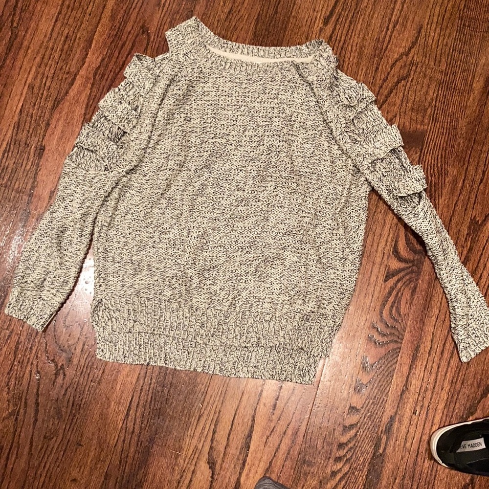 Lord and taylor open arm sweater